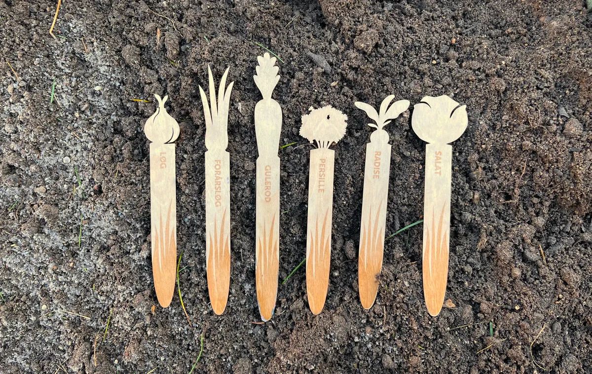 Home made plant signs